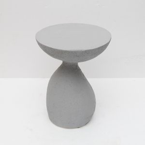 INDUSTRIAL SIDE TABLE ΓΚΡΙ ΑΝΟΙΧΤΟ 40.5x40.5x51cm