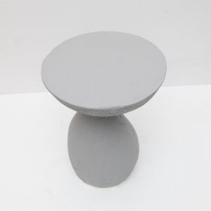 INDUSTRIAL SIDE TABLE ΓΚΡΙ ΑΝΟΙΧΤΟ 40.5x40.5x51cm