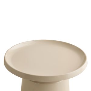 MOUSSE COFFEE TABLE SET 2ΤΕΜ CREAM CREAM 70x70x50cm