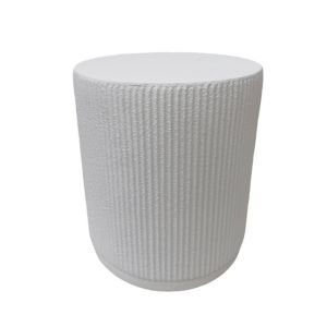 STYLOS SIDE TABLE ΛΕΥΚΟ 34x34x40cm