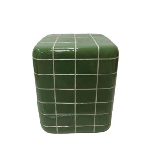 CUBIX SIDE TABLE ΠΡΑΣΙΝΟ 33.5x33.5x41cm