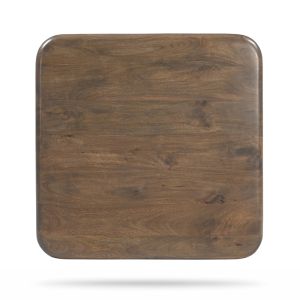 ROUTE SIDE TABLE ΚΑΡΥΔΙ ΣΚΟΥΡΟ 50x50x50cm