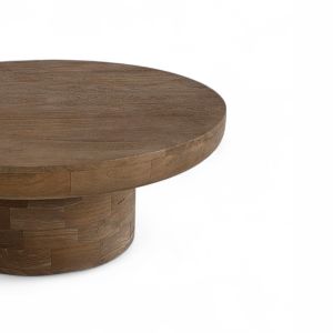 FIGURE COFFEE TABLE ΚΑΡΥΔΙ ΑΝΟΙΧΤΟ 90x90x35cm
