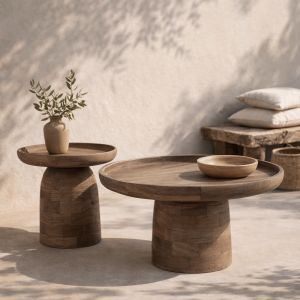 FORMAS COFFEE TABLE ΚΑΡΥΔΙ ΑΝΟΙΧΤΟ 75x75x40cm