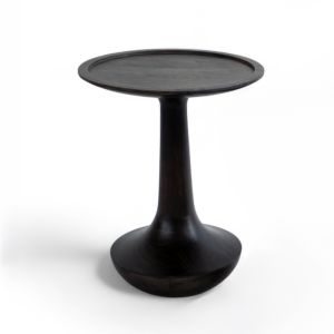 BORDS SIDE TABLE ΚΑΡΥΔΙ ΣΚΟΥΡΟ 40x40x50cm