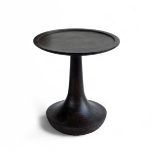 BORDS SIDE TABLE ΚΑΡΥΔΙ ΣΚΟΥΡΟ 40x40x46cm
