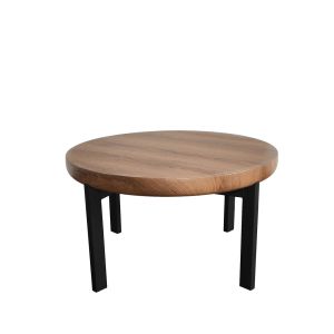 BOBBA COFFEE TABLE SONOMA ΜΑΥΡΟ 80x80x45cm