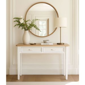 KIMOLOS ΚΟΝΣΟΛΑ 2ΣΥΡΤΑΡΙΑ ΛΕΥΚΟ ΦΥΣΙΚΟ 102x40x78cm