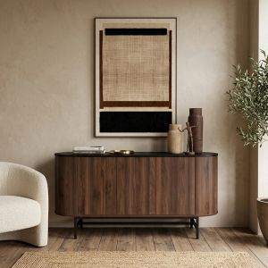 OVAL ΜΠΟΥΦΕΣ 3ΠΟΡΤΕΣ ΚΑΡΥΔΙ 150x45x74cm