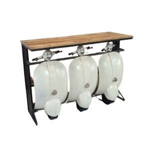 VESPA ΚΟΝΣΟΛΑ CREAM ΛΕΥΚΟ ΦΥΣΙΚΟ 138x52x100cm