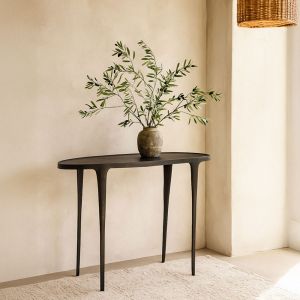 LANDING ΚΟΝΣΟΛΑ ΜΑΥΡΟ 110x43x80cm