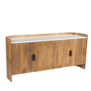 ORGANIC BITTER ΜΠΟΥΦΕΣ 4ΠΟΡΤΕΣ ΚΑΡΥΔΙ ΛΕΥΚΟ 165x45x75cm