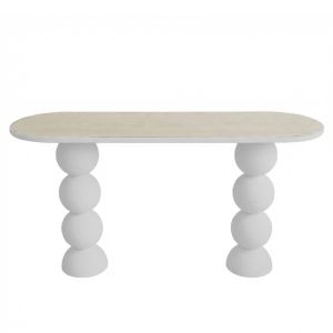 PERLA ΚΟΝΣΟΛΑ OFF WHITE 150x45x76cm
