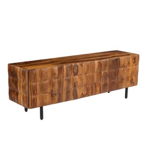 CHOCOLAT TV STAND 2ΠΟΡΤΕΣ ΚΑΡΥΔΙ 162x42x54cm