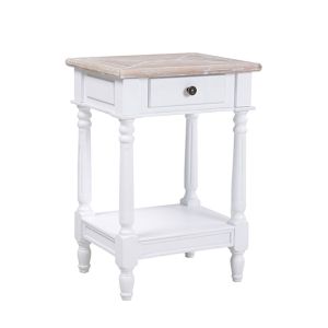 HISTORY ΚΟΜΟΔΙΝΟ ΛΕΥΚΟ ΦΥΣΙΚΟ 46x37x67cm