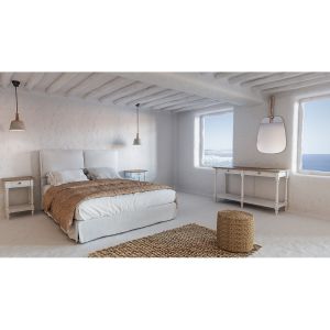 HISTORY ΚΟΜΟΔΙΝΟ ΛΕΥΚΟ ΦΥΣΙΚΟ 46x37x67cm