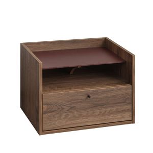 MARSALA ΚΟΜΟΔΙΝΟ 1ΠΟΡΤΑ 1ΡΑΦΙ ΚΑΡΥΔΙ 64x45x45cm