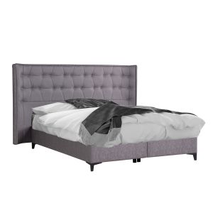 ORIGAMI ΚΡΕΒΑΤΙ ΜΕ ΑΠΟΘΗΚ. ΧΩΡΟ (ΓΙΑ ΣΤΡΩΜΑ 160x200cm) ΓΚΡΙ 26-902 218x222x122cm