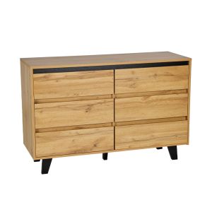 ARABICA ΣΥΡΤΑΡΙΕΡΑ SONOMA ΜΑΥΡΟ 110x40x73cm