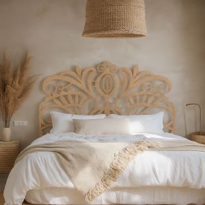 CROCHET ΚΕΦΑΛΑΡΙ ΦΥΣΙΚΟ 160x3x100cm