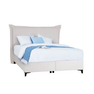 LONGWAVE ΚΡΕΒΑΤΙ ΜΕ ΑΠΟΘΗΚ. ΧΩΡΟ (ΓΙΑ ΣΤΡΩΜΑ 160x200cm) OFF WHITE 06-900 214x180x140cm