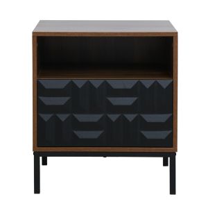 ZUMA ΚΟΜΟΔΙΝΟ ΚΑΡΥΔΙ ΜΑΥΡΟ 51.5x40x58.5cm