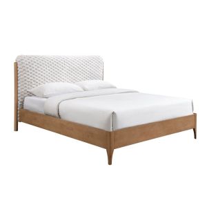 LORDY ΚΡΕΒΑΤΙ (ΓΙΑ ΣΤΡΩΜΑ 160x196cm) CREAM 207.5x177x103.5cm