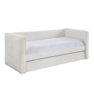 CALMO ΚΑΝΑΠΕΣ ΚΡΕΒΑΤΙ (ΓΙΑ ΣΤΡΩΜΑ 90x190cm) CREAM 222x99x84.2cm