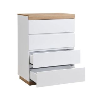 CASA ΣΥΡΤΑΡΙΕΡΑ 4ΣΥΡΤΑΡΙΑ ΛΕΥΚΟ ΦΥΣΙΚΟ 80x50x110cm