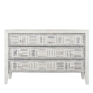 FLOR ΣΥΡΤΑΡΙΕΡΑ 3ΣΥΡΤΑΡΙΑ ΛΕΥΚΟ DECAPE ΦΥΣΙΚΟ 115x42x75cm