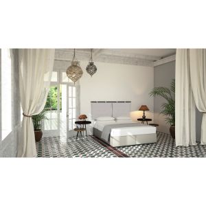 INTERNO ΒΑΣΗ ΜΕ ΑΠΟΘΗΚ.ΧΩΡΟ 160x200cm OFF WHITE 16-950 200x160x34cm