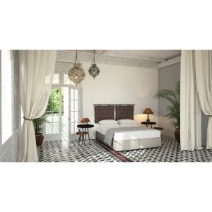 HANG ΜΑΞΙΛΑΡΙ ΚΕΦΑΛΑΡΙΟΥ SET 2ΤΕΜ ΓΚΡΙ ΚΑΦΕ 20-914 70x10x50cm