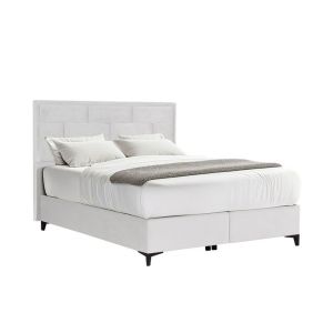 BRICK ΚΡΕΒΑΤΙ ΜΕ ΑΠΟΘΗΚ. ΧΩΡΟ (ΓΙΑ ΣΤΡΩΜΑ 160x200cm) OFF WHITE 16-450 215x165x121cm