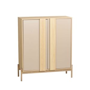 CAPPUCCINO ΚΟΜΟΤΑ-ΠΑΠΟΥΤΣΟΘΗΚΗ 2ΠΟΡΤΕΣ 3ΡΑΦΙΑ SONOMA LATTE 84.4x36.5x97cm