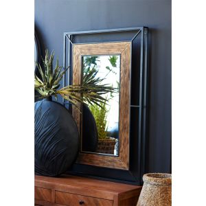 MISTRAS ΚΑΘΡΕΠΤΗΣ ΦΥΣΙΚΟ ΜΑΥΡΟ 80x120cm