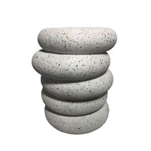 BALANCE SIDE TABLE TERRAZZO 41x42.5x50cm