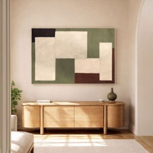 LUMEN ΠΙΝΑΚΑΣ ΔΙΑΚΟΣΜΗΤΙΚΟΣ ΜΕ ΚΟΡΝΙΖΑ 120x80x4cm ΚΑΜΒΑΣ ΠΟΛΥΧΡΩΜΟ PS