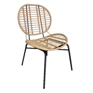 FOREST ΚΑΡΕΚΛΑ ΦΥΣΙΚΟ ΜΑΥΡΟ 59x63x87cm