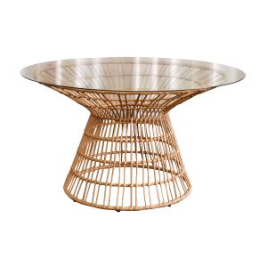 PRISMA ΤΡΑΠΕΖΙ ΦΥΣΙΚΟ 130x130x74cm