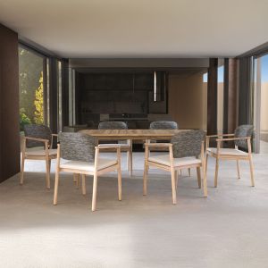 FREELAND ΚΑΡΕΚΛΑ ΜΑΞΙΛΑΡΙ ΦΥΣΙΚΟ ΓΚΡΙ 62x62.5x80.5cm