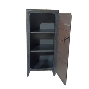 SAFE ΒΙΒΛΙΟΘΗΚΗ ΨΗΛΗ GUNMETAL 66x54x154cm