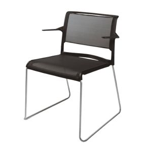 GUEST ΚΑΡΕΚΛΑ ΜΑΥΡΟ 59x60x77.5cm