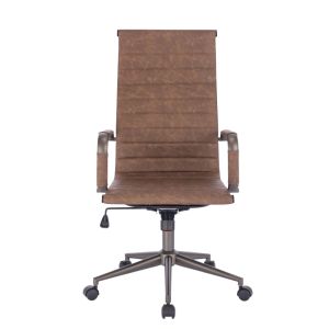 AVANT ΚΑΡΕΚΛΑ ΓΡΑΦΕΙΟΥ COFFEE GUNMETAL 55.5x63x118cm