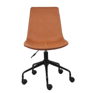 VINTAGE ΚΑΡΕΚΛΑ ΓΡΑΦΕΙΟΥ TABAC 47x55.5x91.5cm