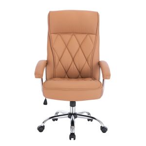 COMFY ΚΑΡΕΚΛΑ ΓΡΑΦΕΙΟΥ CAMEL ΧΡΩΜΙΟ 66.5x67.5x120cm