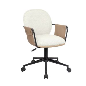 POST ΚΑΡΕΚΛΑ ΓΡΑΦΕΙΟΥ BEIGE ΚΑΦΕ 55x59x93cm