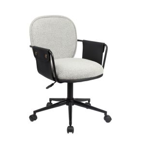 POST ΚΑΡΕΚΛΑ ΓΡΑΦΕΙΟΥ ΓΚΡΙ ΜΑΥΡΟ 55x59x93cm