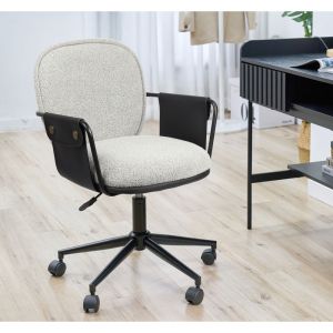 POST ΚΑΡΕΚΛΑ ΓΡΑΦΕΙΟΥ ΓΚΡΙ ΜΑΥΡΟ 55x59x93cm