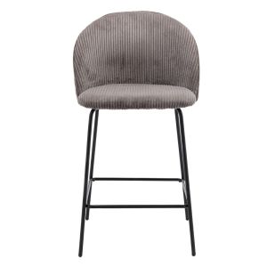 VOTSALO ΣΚΑΜΠΟ BAR ΓΚΡΙ 51.5x56x95cm