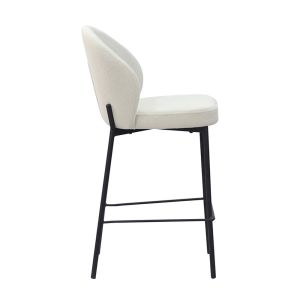 LUNE ΣΚΑΜΠΟ BAR ΛΕΥΚΟ 48x53.5x95.5cm